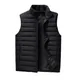 Gilet antigel à col montant pour homme coupe couvertes épais chaud fermeture à glissière