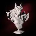 Figurine de Vampire et chauve-souris en résine 60mm non peinte sans couleur RW-007-B