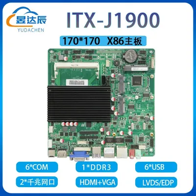 G-kong-Carte mère ITX mini twin wire 6 série J1900 / N2940 quad core sans ventilateur carte mère