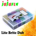 jujufly hot 10colors set fly tying metallic Lite Brite dubbing dispenser universal fly bodies&heads