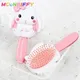 Peigne de massage Kawaii Anime pour filles poignée miroir Sanrios Cinnamoroll Kuromi My