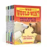 24 livres/ensemble qui gagnerait? Livre d'images en anglais pour enfants de 5 à 12 ans livre de