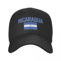NICARAGUA-Casquette de Baseball Respirante et Ajustable pour Homme et Femme Chapeau de Football en