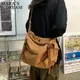 MARA-Sac messager rétro en toile pour femme style japonais sac à bandoulière Chiminitiated sac de