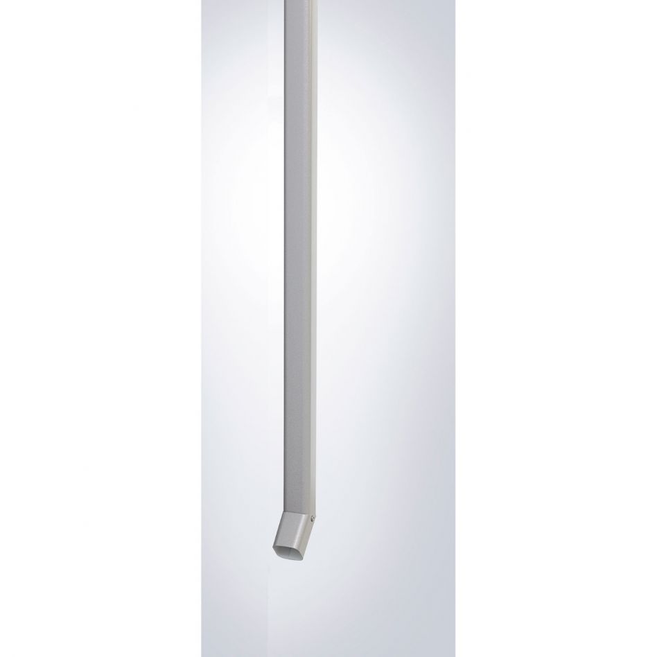 Biohort Regenfallrohr-Set Gerätehaus AvantGarde silber-metallic 2 Stk. Image