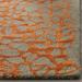 Gray/Orange 27 x 0.63 in Indoor Area Rug - Ivy Bronx Rigsby Hand-Hooked Wool Area Rug Viscose/Wool | 27 W x 0.63 D in | Wayfair