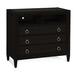 Birch Lane™ Deitrich 3 Drawer Dresser Wicker/Rattan in Black | 38 H x 41 W x 20 D in | Wayfair 5E5926DF65F9455ABB64F282340D8DC7