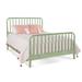 Birch Lane™ Alleghany Solid Wood Low Profile Standard Bed Wood in Gray/Blue | 52 H x 65 W in | Wayfair A21327F7FBA040A8AB0469390B83DE3E