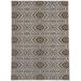 Tan Rectangle 5' x 7' Kitchen Mat - KAVKA DESIGNS Taos Kitchen Mat 84.0 x 60.0 x 0.08 in white/brown | Wayfair MWMAT-17302-5X7-KAV2072