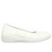 Skechers Women's Arya - Sweet Sentiment Flats | Size 8.0 | White | Textile | Vegan | Machine Washable