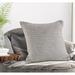 Latitude Run® 100% Cotton Throw Square Pillow Cover Cotton in White/Brown | 18 H x 18 W x 5 D in | Wayfair 53D4B780C0A745E1A92413425D9FD9FE