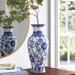 Lark Manor™ Altin Handmade Porcelain Table Vase in Blue/White | 18 H x 8.25 W x 8.25 D in | Wayfair DEB9514918E14D8C9758703F289D3E3B
