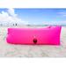 Ebern Designs Neivial Reclining Inflatable Chair Plastic in Pink | 20 H x 72 W x 20 D in | Wayfair FE894070ACFF4254BF904A39D556F3EB