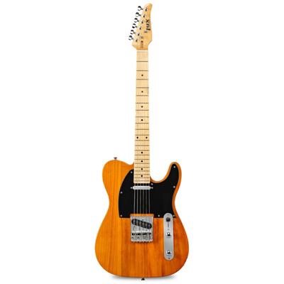 Lyxpro Beginner 30 Inch Telecaster Electric Guitar, Paulownia Body