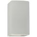 Ambiance 13 1/2" High Matte White Rectangle ADA Wall Sconce