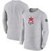 Men's Nike Heather Gray Paris Saint-Germain Knockout Long Sleeve T-Shirt