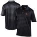 Men's Champion Black Quad Cities River Bandits Textured Solid Polo