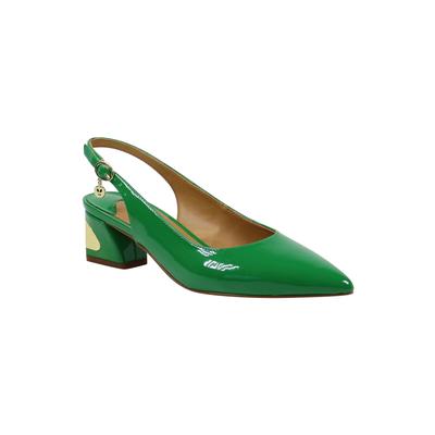 Women's Shayanne Slingback Pump by J. Renee in Green (Size 9 M)