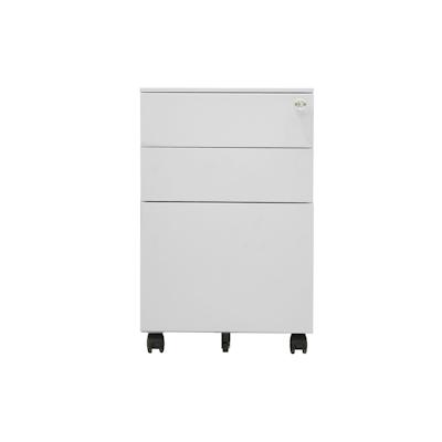 vidaXL Aktenschrank mit Rollen Hellgrau 39x45x60 cm Stahl Image
