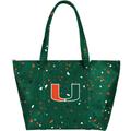 Women's Miami Hurricanes Terazzo Weekender Tote Bag