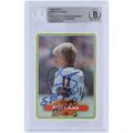 Phil Simms New York Giants Autographed 1980 Topps #225 Beckett Fanatics Witnessed Authenticated Rookie Card with "S.B. XXI M.V.P." Inscription