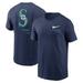 Men's Nike Navy Seattle Mariners Over the Shoulder T-Shirt