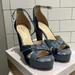 Jessica Simpson Shoes | Denim Heels | Color: Blue | Size: 9.5