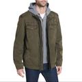 Levi's Jackets & Coats | Levi’s Washed Cotton Sherpa Lined Jacket [A25] | Color: Green | Size: S