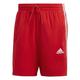 adidas, Aeroready Essentials Chelsea 3-Stripes, Kurze Hose, Besser Scharlach/Weiß, M, Mann