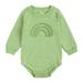 kpoplk Christmas Baby Outfit Baby Boys Girls Crewneck Oversized Romper Bodysuit Letter Baby Boy Rompers12 18 Months(Green)