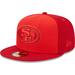 Men's New Era Scarlet San Francisco 49ers Tri-Tone 59FIFTY Fitted Hat