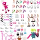 NK-Mini jouet de jeu pour Barbie et Kelly accessoires pour chaussures sac cintre lunettes de