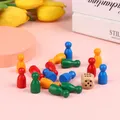 Jeu de puzzle humanoïde en bois pour enfants jeu de société pièces explorez ecs pièces de dames