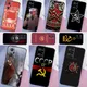 Coque de téléphone portable en forme d'urss soviétique étui pour Realme ightNeo 5 3 2 C55 C35 C33