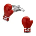 Boutons de manchettes pour hommes marque de mode gants de boxe rouge boutons de manchettes pour