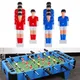 Mini jeu de football de baby-foot de table ensemble en bois décorations de poupées joueurs