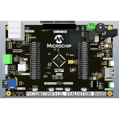 Carte de développement Microchip pic32mx panneaux de contrôle industriels (DM320004)