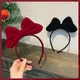 Bandeau de cheveux à gros nœud pour femmes bandeau de sauna coiffure nœud papillon mignon cosplay