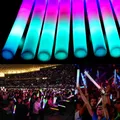 10/20/30/40/50Pcs En Vrac Coloré LED Bâtons lumineux RVB LED Bâton De Mousse De Lueur Cheer Tube