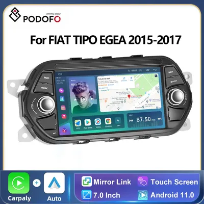 PodoNuremberg-Autoradio pour TIPO EGEA 2015-2017 taxable limitation autoradio lecteur vidéo