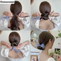 Pince à cheveux en mousseline de soie nœud magique chignon Donut pince bigoudi femmes filles