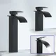 Zhangji robinet mitigeur d'eau chaude et froide lavabo en Bronze noir salle de bains évier robinet