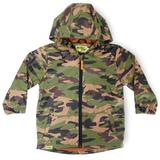 Western Chief Boys' Brush Camo Raincoat (Size 2T) Camouflage, Synthetic