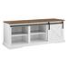 JEUPDAY 6 Pair Shoe Storage Bench Wood/Manufactured Wood in Brown/White | 17.99 H x 46.38 W x 15.5 D in | Wayfair YBench-19