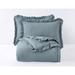 Rosalind Wheeler Iveta Microfiber Comforter Set Polyester/Polyfill/Microfiber in Blue | Oversized King Comforter + 2 King Shams | Wayfair