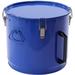 MONIPA Blue Oil Filter Pot Oil Disposal Caddy Steel Fryer Oil Bucket w/Lid & Lock Clips Oil Caddy w/Filter Bag for Hot Cooking Oil Filtering (10 Gal)