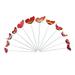 Wendunide Home Decor 12Pcs Butterfly Stakes Outdoor Yard Planter Flower Pot Bed Garden Decor Yard Artartificial Flowers Red