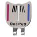 One Putt Golf Putting Alignment Aiming Tool Ball Marker Magnetic Hat Clip C8A7