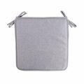 Noarlalf Seat Cushion Square Strap Garden Chair Pads Seat Cushion for Outdoor Bistros Stool Patio Dining Room Linen Chair Cushions 40*40*2