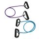 2Pcs Elastic Fitness Tubes Exercise Cords Yoga Pull Rope Rubber Exercise Resistance Bands Workout Bands with Door Anchor Handles